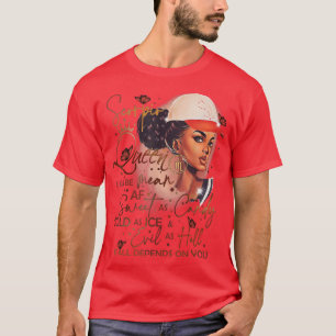 Scorpio Queen Sweet As Candy Birthday Gift For Bla T-Shirt