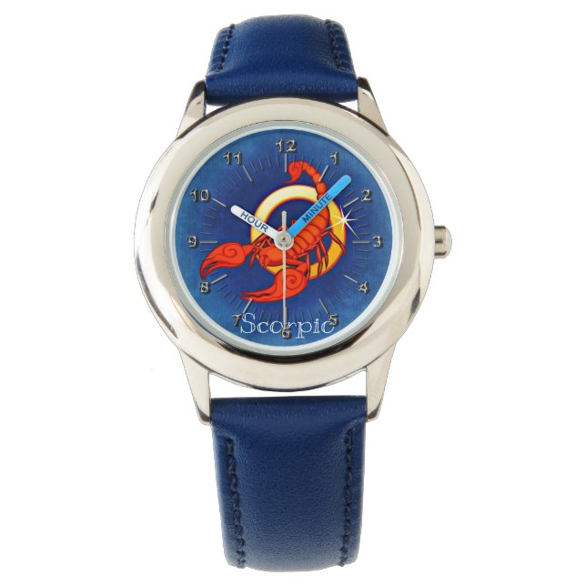 Scorpio red blue watch (Front)
