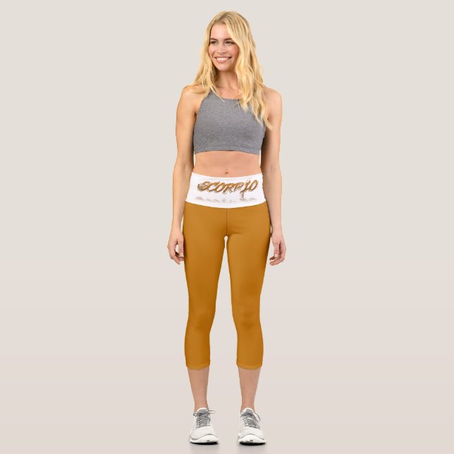 Scorpio  Reflection Capri Leggings (Front)