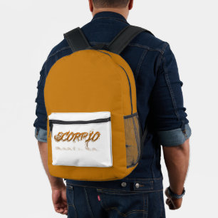 Scorpio Reflection Printed Backpack