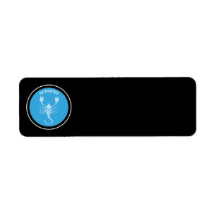 Scorpio Return Address Label
