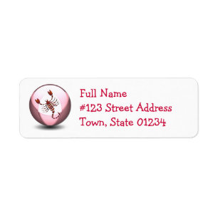Scorpio Return Address Label