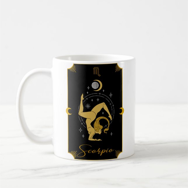 Scorpio Saucy Signs Astrological Mug (Left)