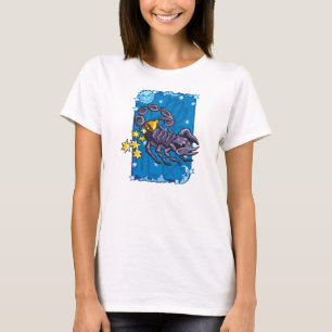 Scorpio Scorpion in the night sky T-Shirt