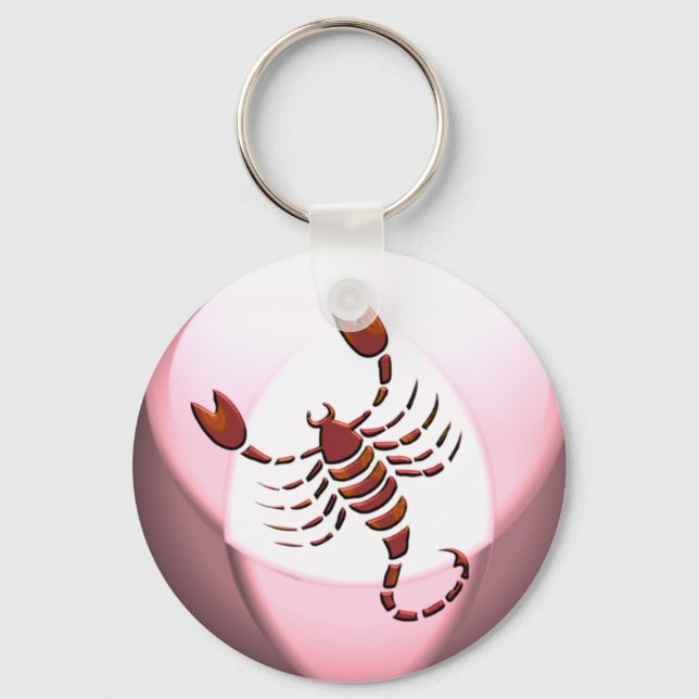Scorpio Scorpion Keychain (Front)