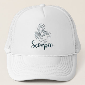 Scorpio Scorpion Zodiac Horoscope & Astrological Trucker Hat