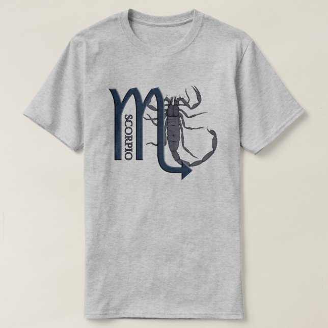 Scorpio Scorpion Zodiac Symbol Mens T-Shirt (Design Front)