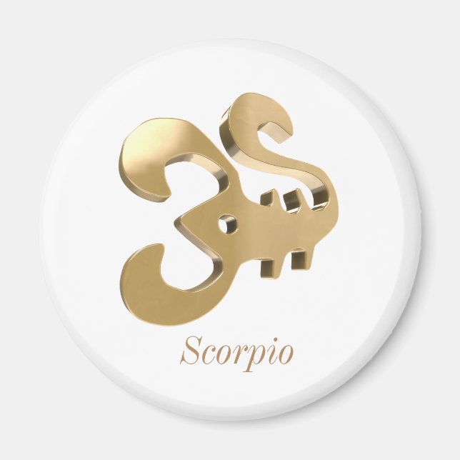 Scorpio, Scorpione Magnet (Front)