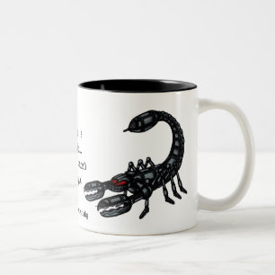 Scorpio sign funny mug