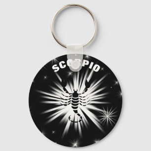 Scorpio sign keychain