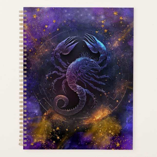 Scorpio signe Zodiac Aquarelle Design (Devant)