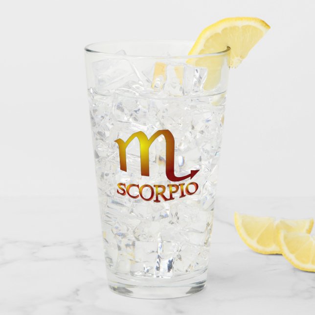 Scorpio Star Gold Glass (Back Ice)