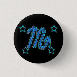 SCORPIO Stars 1 Inch Round Button