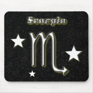Scorpio symbol mouse pad