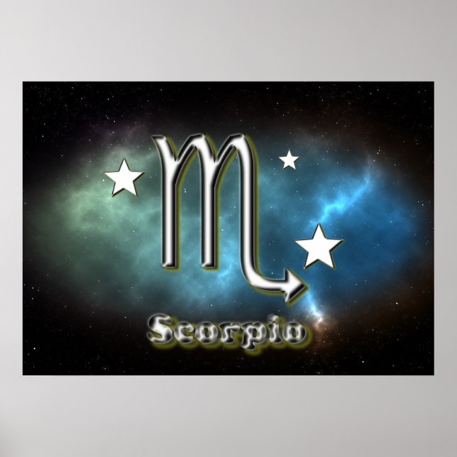 Scorpio symbol poster (Front)