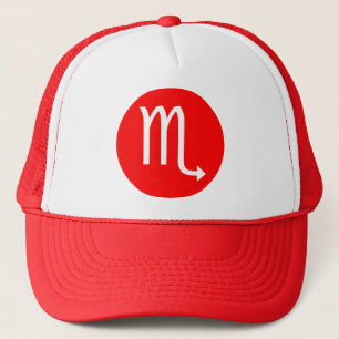 Scorpio Symbol Trucker Hat