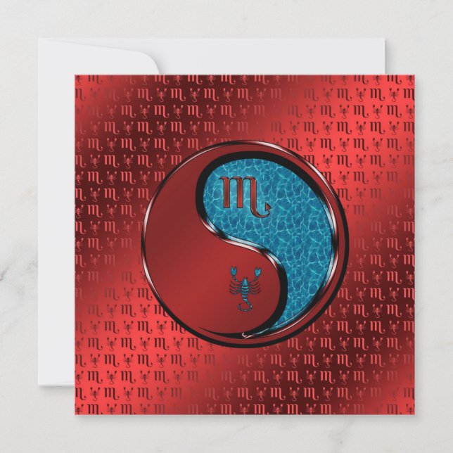 Scorpio the Scorpion Card (Front)