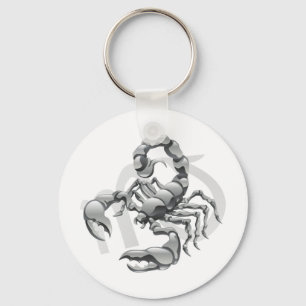 Scorpio the scorpion star or birth sign keychain