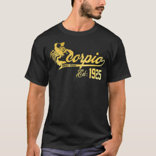 Scorpio The Scorpion Zodiac Awesome 1925 October N T-Shirt