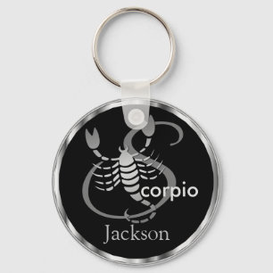 Scorpio ♏ the Scorpion - Zodiac Sign Keychain
