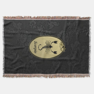 Scorpio Throw Blanket