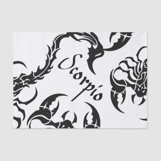 Scorpio Tissue Paper (Front)