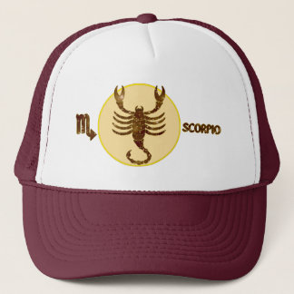 Scorpio Topaz Embroidered Modern Trucker Hat