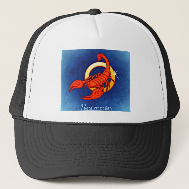 Scorpio Trucker Hat (Front)