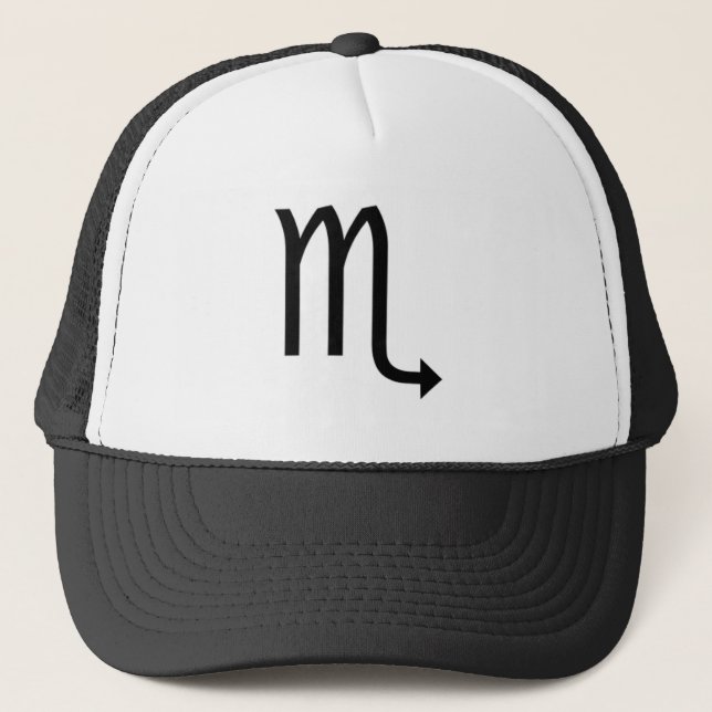 Scorpio Trucker Hat (Front)