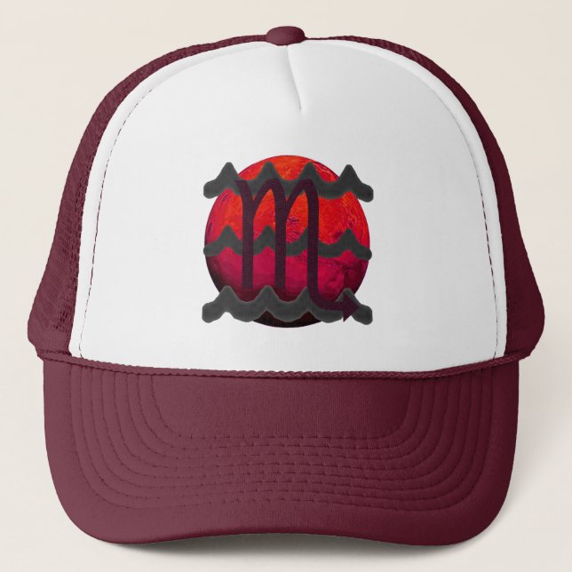 Scorpio Trucker Hat (Front)