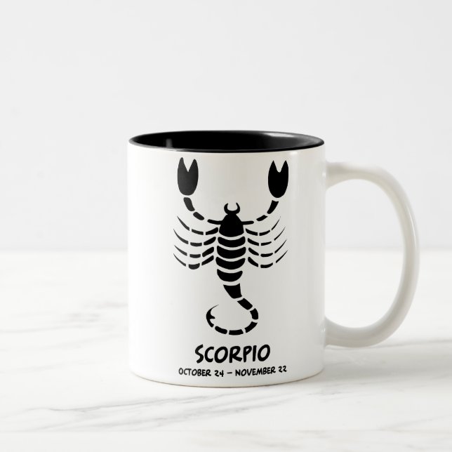 Scorpio Two-Tone Coffee Mug (Right)