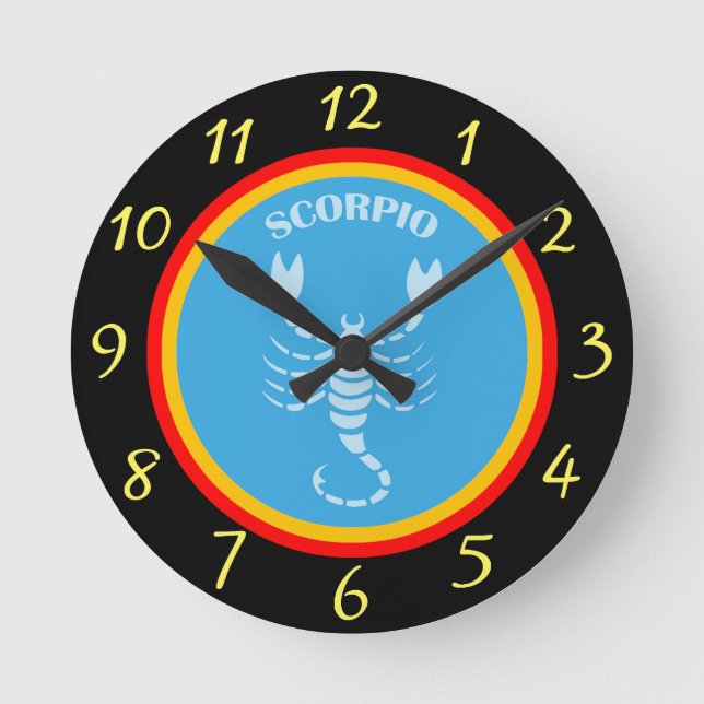 Scorpio Wall Clock (Front)