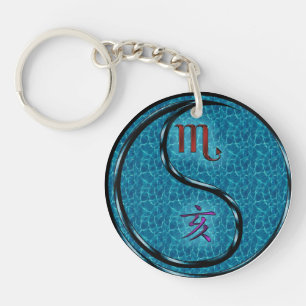 Scorpio & Water Boar Keychain