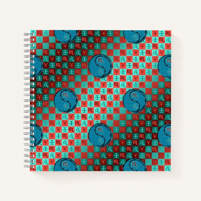 Scorpio & Water Dog Notebook (Front)