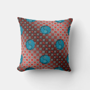 Scorpio & Water Rabbit Throw Pillow
