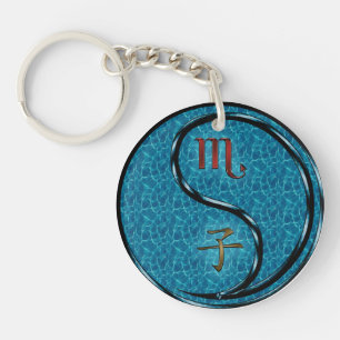 Scorpio & Water Rat Keychain