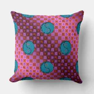 Scorpio & Water Rooster Throw Pillow