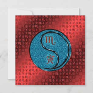 Scorpio & Water Tiger Card