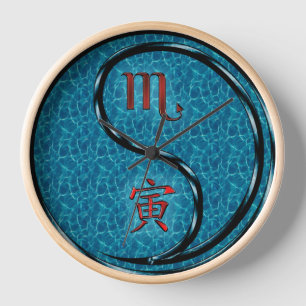 Scorpio & Water Tiger Clock