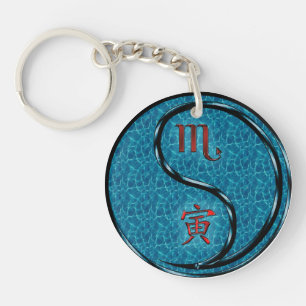 Scorpio & Water Tiger Keychain