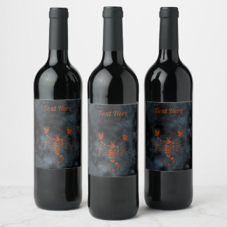Scorpio Wine Label