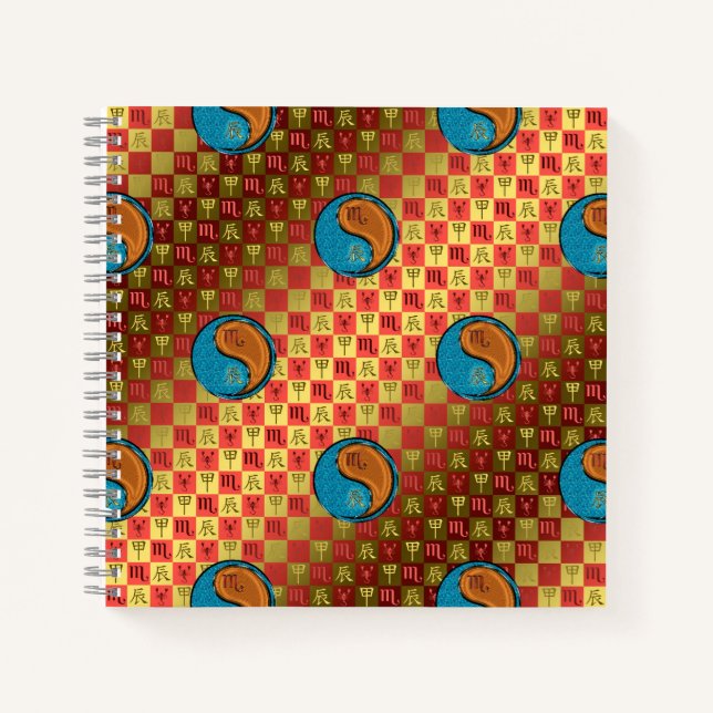 Scorpio & Wood Dragon Notebook (Front)