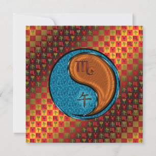 Scorpio & Wood Horse Card