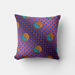 Scorpio & Wood Ox Throw Pillow