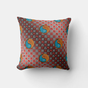 Scorpio & Wood Rabbit Throw Pillow