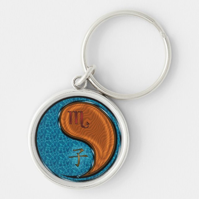 Scorpio & Wood Rat Keychain (Front)