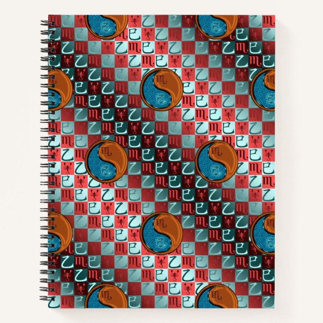 Scorpio & Wood Snake Notebook (Front)