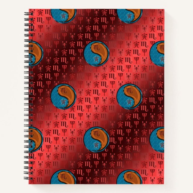 Scorpio & Wood Tiger Notebook (Front)