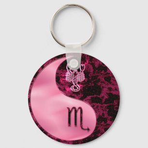 Scorpio Yin Yang Keychain