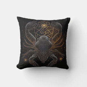 Scorpio Zodiac Astrological Sign Throw Pillow